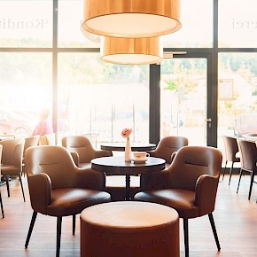 Sitzeecke im Café